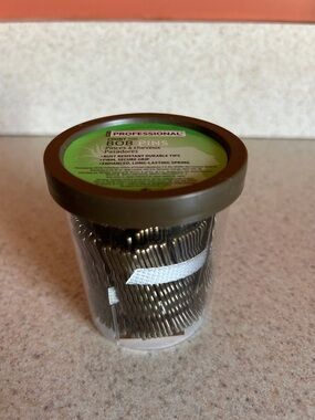 300 Count Black Bobby Pins for Women - Secure Grip Hair Pins